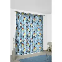 Adam Audio Vorhang ADAM "Pirates" Gr. 2, blau, B:145cm H:175cm, Jacquard, Baumwolle (Bio-Baumwolle), Gardinen, Vorhang, aus 100% Bio-Baumwolle