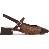 Caprice Damen Pumps 9-29604-46 dk braun Kamm 38,5