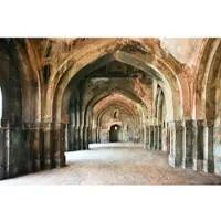 Papermoon Fototapete "Lodi Garten in Delhi", bunt, B:3m L:2,2m, Vlies, Tapeten, Fototapete