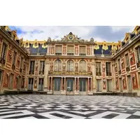 Papermoon Fototapete "Schloss Versailles", bunt, B:2,5m L:1,9m, Vlies, Tapeten, Fototapete