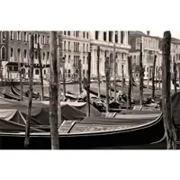 Papermoon Fototapete "Vintag Venedig", bunt, B:4m L:2,6m, Vlies, Tapeten, Fototapete