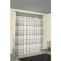 Wirth Vorhang "Berlare", braun, B:131cm H:225cm, Baumwolle, Polyester, Gardinen, Vorhang