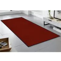 Wash & dry Fußmatte "Original Uni, Schmutzfangteppich" Gr. 3, rot, B:120cm H:9mm L:180cm, Kunstfaser, BY KLEEN-TEX, Teppiche, Fußmatte, Schmutzmatte, rutschhemmend, auch als Läufer erhältlich