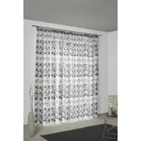 Wirth Vorhang "Berlare", grau (dunkelgrau), B:132cm H:255cm, Baumwolle, Polyester, Gardinen, Vorhang, nach Maß