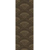 Queence Vinyltapete "Esther" Motiv bedruckt botanisch floral gemustert natürlich glatt 60x250cm, selbstklebend, kinderleichte Anbringung, Sticker