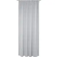 Wirth Vorhang "Torbole" Gr. 4, grau, B:132cm H:245cm, Jacquard, Baumwolle, Polyester, Gardinen, Vorhang