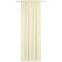 Wirth Vorhang "Sunday" Gr. 4, beige (creme), B:141cm H:245cm, Jacquard, Baumwolle, Polyester, Gardinen, Vorhang, nach Maß