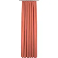 Adam Audio Vorhang ADAM "Uni Collection light" Gr. 2, orange, B:145cm H:175cm, Baumwolle (Bio-Baumwolle), Gardinen, Vorhang, aus 100% Bio-Baumwolle