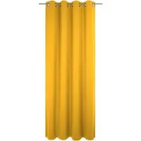 Wirth Vorhang "Umea" Gr. 2, gold (goldfarben), B:132cm H:175cm, Jacquard, Polyester, Gardinen, Vorhang