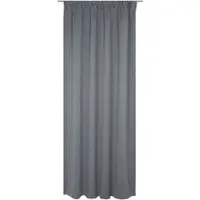 Wirth Vorhang "Torbole" Gr. 3, blau (dunkelblau), B:132cm H:225cm, Jacquard, Baumwolle, Polyester, Gardinen, Vorhang