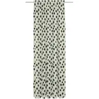 Adam Audio Vorhang ADAM "Dots" Gr. 5, grün, B:142cm H:255cm, Jacquard, Baumwolle, Leinen, Gardinen, Vorhang, aus Leinen und Bio-Baumwolle