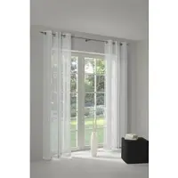 Wirth Vorhang "Chloé" Gr. 11, grau, B:450cm H:225cm, Polyester, Gardinen, Vorhang, Store