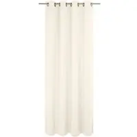 Wirth Vorhang "Newbury" Gr. 4, beige (creme), B:130cm H:245cm, Jacquard, Baumwolle, Polyester, Gardinen, Vorhang