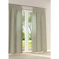 Stickereien Plauen Vorhang "Hirsch" Gr. 3, beige (creme, grau), B:130cm H:175cm, Polyester, Viskose, Gardinen, Vorhang