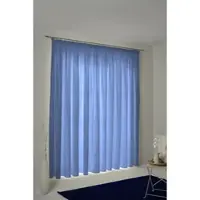 Wirth Vorhang "Toco-Uni" Gr. 14, blau, B:270cm H:200cm, Chenille, Polyacryl, Gardinen, Vorhang
