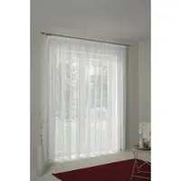 Wirth Vorhang "Hanna mit Faltenband" Gr. 17, weiß, B:300cm H:245cm, Voile, Polyester, Gardinen, Vorhang, Store, Topseller
