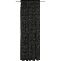 Adam Audio Vorhang ADAM "Scribble" Gr. 5, schwarz-weiß (weiß, schwarz), B:142cm H:255cm, Jacquard, Baumwolle, Leinen, Gardinen, Vorhang, aus Leinen und Bio-Baumwolle