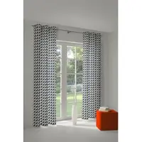 Adam Audio Vorhang ADAM "Circles" Gr. 3, bunt (hellblau, orange, dunkelblau), B:145cm H:225cm, Jacquard, Baumwolle (Bio-Baumwolle), Gardinen, Vorhang, aus 100% Bio-Baumwolle