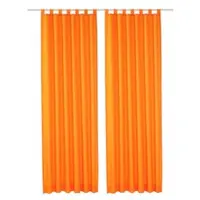 Wirth Vorhang "Lahnstein" Gr. 3, orange, B:132cm H:225cm, Polyester, Gardinen, Vorhang