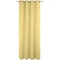 Adam Audio Vorhang ADAM "Graphic Ventus Light" Gr. 3, gelb (hellgelb), B:145cm H:225cm, Jacquard, Baumwolle (Bio-Baumwolle), Gardinen, Vorhang, aus 100% Bio-Baumwolle