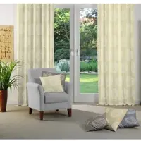Wirth Vorhang "Kingston" Gr. 2, beige (creme), B:135cm H:175cm, Jacquard, Polyacryl, Polyester, Gardinen, Vorhang