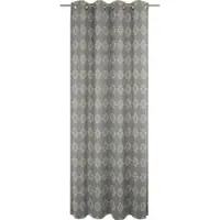 Adam Audio Vorhang ADAM "Romantic Puligny Light" Gr. 3, grau (dunkelgrau), B:145cm H:225cm, Jacquard, Baumwolle (Bio-Baumwolle), Gardinen, Vorhang, aus 100% Bio-Baumwolle