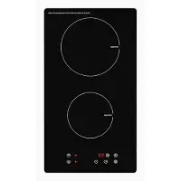 Exquisit Kochfeld EKI 300-2 | Induktion | Touch Control | 2 Kochstellen | Rahmenlos | 3500 W