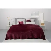 Otto Home Tagesdecke "Desner3, schlichtes und weiches Design", rot (bordeaux), B:250cm L:280cm, Polyester, Tagesdecken, Tagesdecke, Soft-Touch-Oberfläche, viele Farben erhältlich, Decke ab 140x210 cm