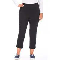 Kjbrand 7/8-Hose "Susie Sensitiv 7/8", Damen, Gr. 48, N-Gr, schwarz, Web, Obermaterial: 75% Elasthan, 25% Polyamid, bequem 7/8-Länge, Hosen 7/8-Hose, mit hohem Elasthan-Anteil