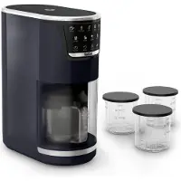 Tefal Dolci IG6038E0, Traditionelle Eismaschine, 1 Becken, Schwarz, Touchsteuerung, 173 mm, 309,2 mm