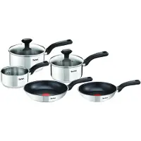 Tefal Comfort Max C972S5, Gemischtes Set, Edelstahl, Edelstahl, Power Resist, Schwarz, Silikon