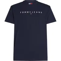 Tommy Hilfiger Tommy Jeans "TJM REGULAR LINEAR LOGO EXT" Rundhals, Regular Fit