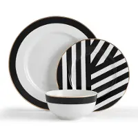MIKASA Luxe Deco Geschirr 12 Stücke