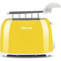 Girmi TP1005, 1 Scheibe(n), Gelb, Kunststoff, Tasten, Drehregler, 750 W, 230 V