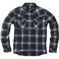 WCC Outlaw Flannel Hemd Herren VISKOSE blau, L