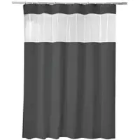 ADOB Duschvorhang , schwarz, B:180cm H:200cm, Polyethylen-Vinylacetat (PEVA), Duschvorhänge, Duschvorhang, Höhe 200 cm