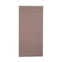 K-Home Plissee "Klemmfix Pisa" Gr. 8, braun (latte), B:110cm H:130cm, Obermaterial: 100% Polyester, Plissees, Plissee