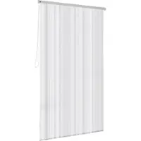 Kleine wolke Duschrollo , transparent (milky, transparent), B:128cm H:240cm, Kunststoff, Duschvorhänge, Duschrollo, ausziehbar, 128 x 240 cm