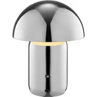 LeGer By Lena Gercke LED Tischleuchte "Galilea", grau (chrom), 1, Ø 20cm H: 26cm, 1 Stk., , Leuchten, dimmbar, Ø 20 cm, Metall, Akku Tischlampe, Schalter mit Touchfunktion, LED Tischleuchte