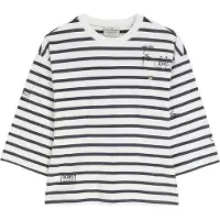 Scotch & Soda Basquiat Breton T-shirt Blue White Stripe Größe: L | Hemden Outlet | Damen | Blau