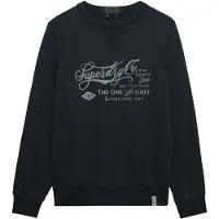 Superdry für Herren. M2014474A Merchant Vintage Print navy Sweatshirt (3XL), Lässig, Baumwolle, Marine