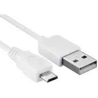 Hamlet XUMICROU150W, 1,5 m, USB A, Micro-USB B, USB 2.0, 0,48 Gbit/s, Weiß