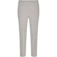 Goldner Kurzgröße: Elegante 7/8-Hose mit Biesen in stein | Gr.: 25