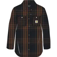 Carhartt Tencel Fiber Series Loose Fit Twill Plaid Shirt black (N04) XS REG