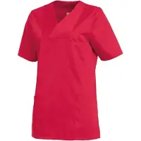 Leiber Damenkasack, kurzarm, leicht tailliert, rot 08/2732/02-XL , Größe: XL