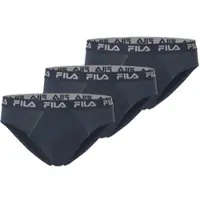 FILA Slip "MAN BRIEF", Herren, Gr. S, blau (navy), Jersey, Obermaterial: 95% Baumwolle, 5% Elasthan, unifarben, körpernah, Unterhosen Slip, elastischer Logobund