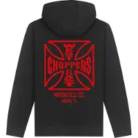 WCC ATX Cross Zip-Hoodie M Herren Baumwolle schwarz, M