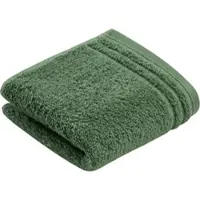 Vossen Gästehandtücher "Vienna Style Supersoft", grün (evergrün), B:30cm L:50cm, Walkfrottee, Baumwolle, Handtücher, Gästehandtücher, im Set, supersoft Baumwolle