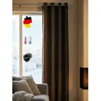 Wirth Vorhang "Trondheim B" Gr. 11, grau, B:172cm H:245cm, Chenille, Polyacryl, Gardinen, Vorhang