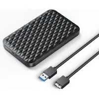 ORICO 2,5" SATA HDD/SSD Gehäuse USB Micro-B, Bis 6TB, 5Gb/s, , Neu & Originalverpackt